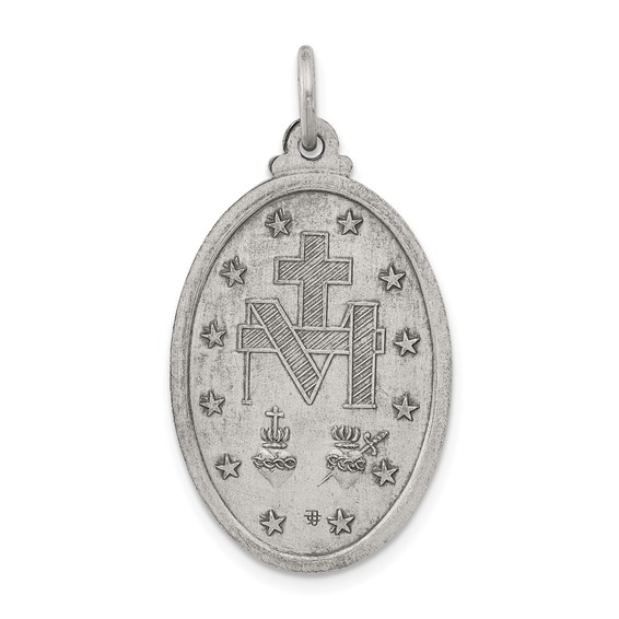 Sterling Silver Miraculous Medal Pendants