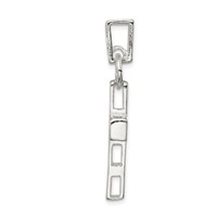 Sterling Silver Hammered Latin Cross Pendant view 2