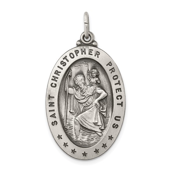 Sterling Silver St. Christopher Pendants
