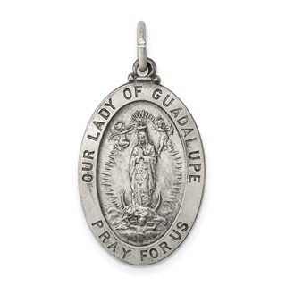 Sterling Silver Our Lady of Guadalupe Pendants