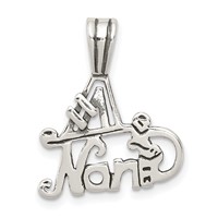 Sterling Silver #1 Nana Pendant view 1