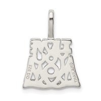 Sterling Silver I Love You Mom Pendant view 4
