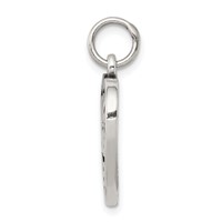 Sterling Silver Antique Mother Heart Charm view 2