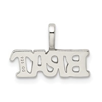 Sterling Silver Brat Pendant view 4