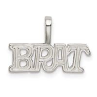 Sterling Silver Brat Pendant view 1