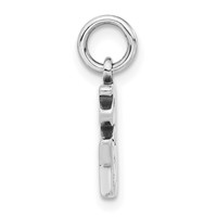 Sterling Silver Polished & Antiqued It's a Boy Charm view 2