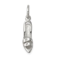 Sterling Silver High Heel Pendant view 2