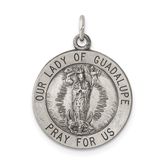Sterling Silver Our Lady of Guadalupe Pendants
