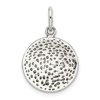 Sterling Silver Antiqued Celtic Knot Charm view 4