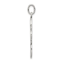 Sterling Silver Antiqued Celtic Knot Cross Charm view 2