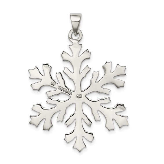 Sterling Silver Snowflake Pendant