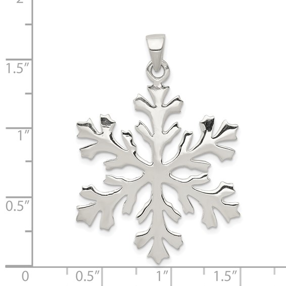Sterling Silver Snowflake Pendant