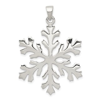 Sterling Silver Snowflake Pendant