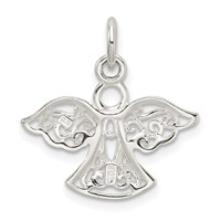 Sterling Silver Filigree Angel Charm view 4