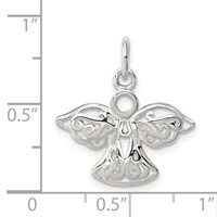 Sterling Silver Filigree Angel Charm view 3