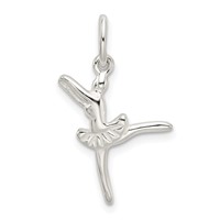 Sterling Silver Ballerina Charm view 3