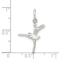 Sterling Silver Ballerina Charm view 4