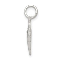 Sterling Silver Diamond Cut Grand Piano Pendant view 2