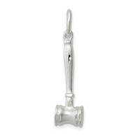 Sterling Silver Gavel Charm view 1
