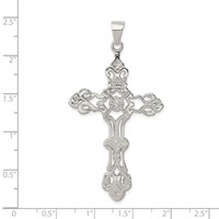 Sterling Silver Inri Cross Pendant view 3