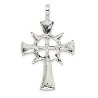 Sterling Silver Iona Cross Pendant view 3