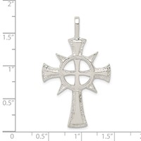 Sterling Silver Iona Cross Pendant view 4