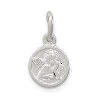 Sterling Silver D C Cherub Disk Charm view 1