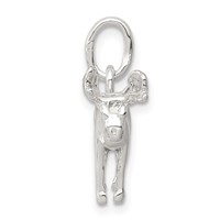 Sterling Silver Moose Charm view 2