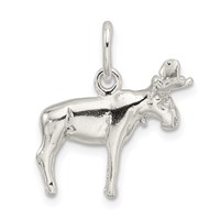 Sterling Silver Moose Charm view 4