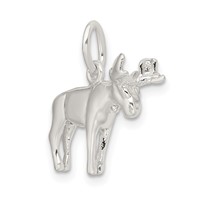 Sterling Silver Moose Charm view 5