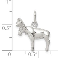 Sterling Silver Moose Charm view 3