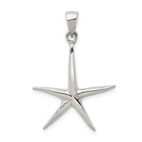 Sterling Silver Starfish Pendant view 1