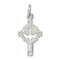 Sterling Silver Dove Cross Charm view 4
