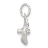 Sterling Silver 3D D C Boat Propeller Charm view 2