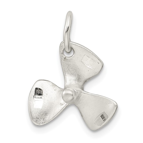 Sterling Silver 3D D/C Boat Propeller Charm