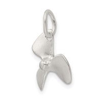 Sterling Silver 3D D C Boat Propeller Charm view 5