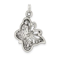Sterling Silver Antique Butterfly Charm view 4