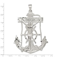 Sterling Silver Mariner Cross Pendant view 4