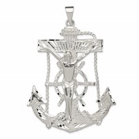 Sterling Silver Mariner Cross Pendant view 1