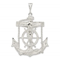 Sterling Silver Mariner Cross Pendant view 3