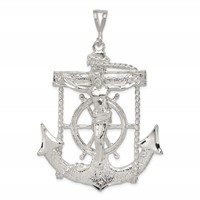 Sterling Silver Mariner Cross Pendant view 1