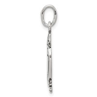 Sterling Silver Antiqued Puffin Charm view 2