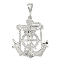 Sterling Silver Mariner Cross Pendant view 1