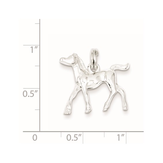 Sterling Silver Horse Charm