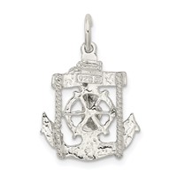Sterling Silver Mariner Cross Pendant view 3