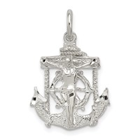 Sterling Silver Mariner Cross Pendant view 1