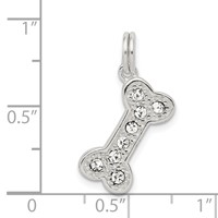 Sterling Silver Dog Bone Charm view 4