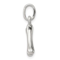 Sterling Silver Polished Bone Charm view 2