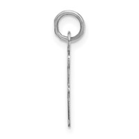 Sterling Silver Medium Initial F Charm view 2