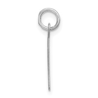 Sterling Silver Medium Initial I Charm view 2